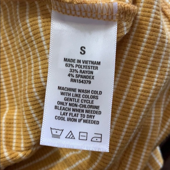 Aeropostale Size Small Yellow and White Dress - Picture 9 of 9